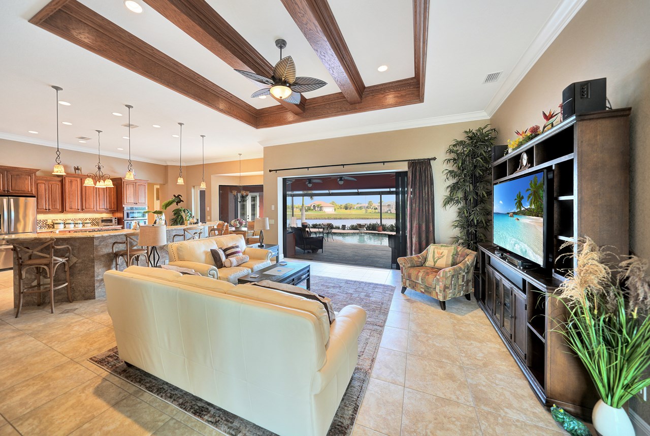 large open floor plan.